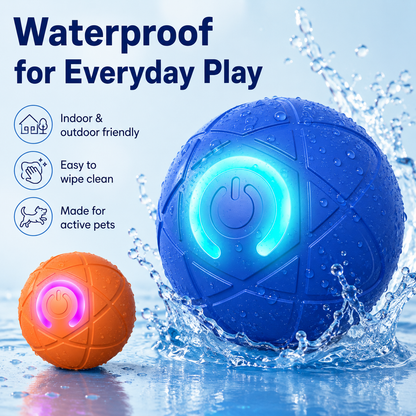 Smart Interactive Dog Ball – Automatic Rolling & Light-Up Toy for Small Dogs