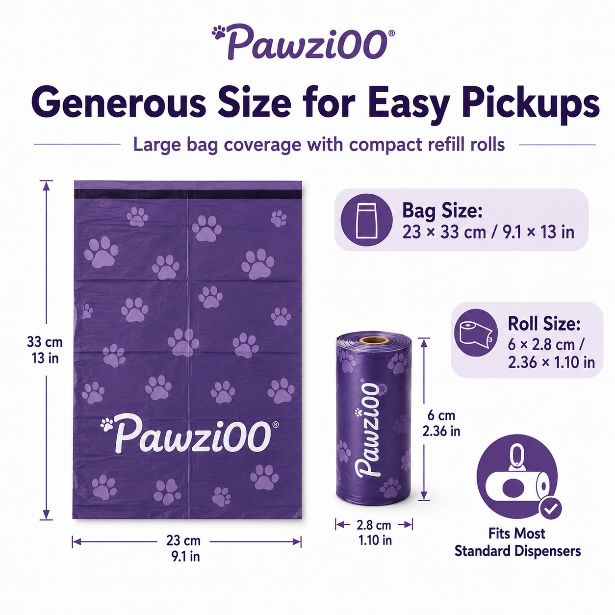 Lavender-Scented Dog Waste Bags