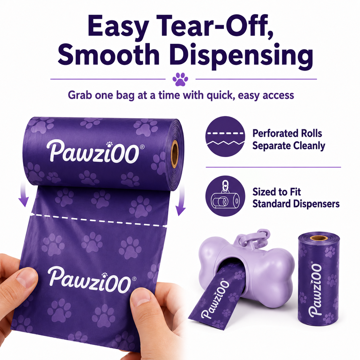 Lavender-Scented Dog Waste Bags