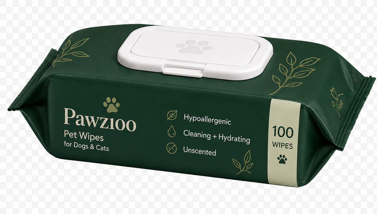 Gentle Daily Pet Wipes for Dogs & Cats | Pawzi00