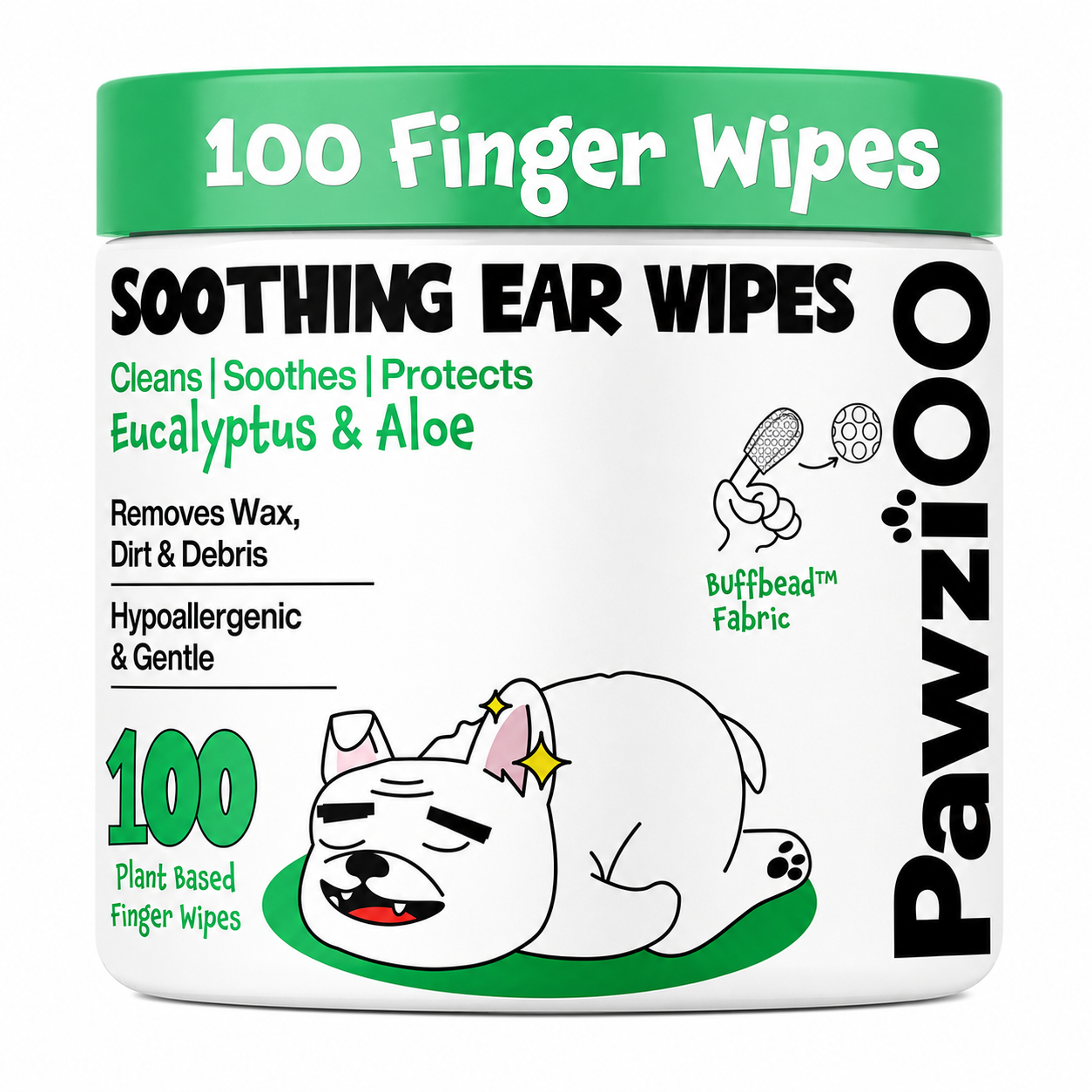 Dog Ear Cleaning Finger Wipes